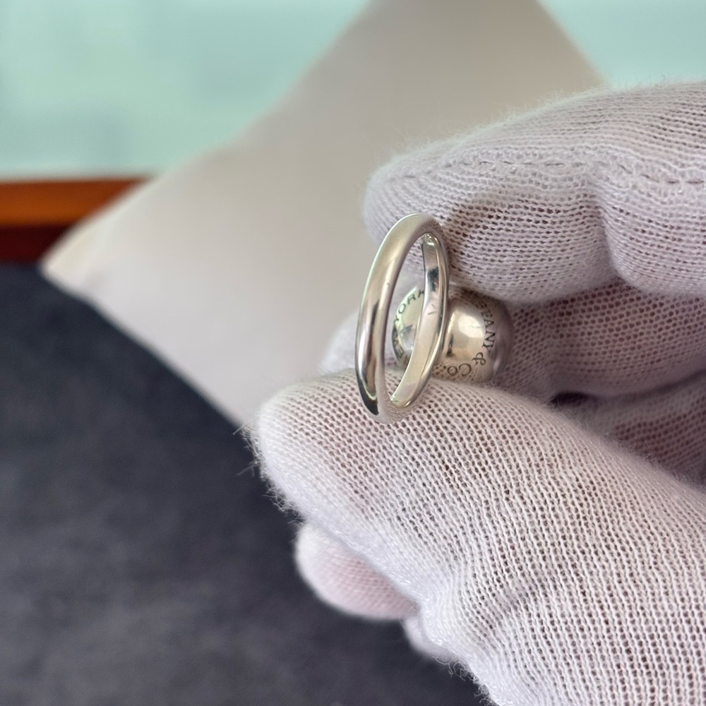 Tiffany & Co. Sterling silver HardWear Ball Ring 4 - Picture 7 of 10